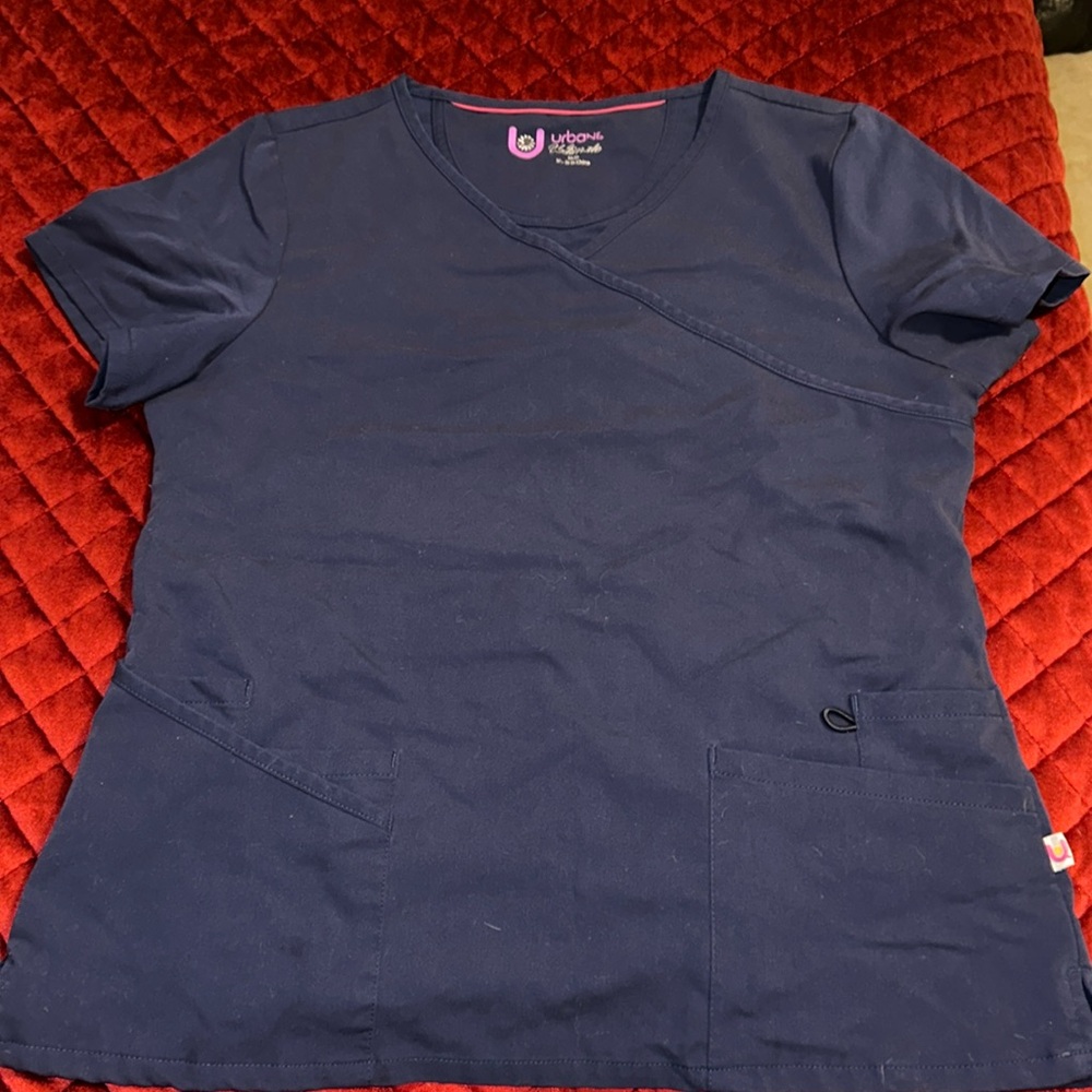Urbane scrub top